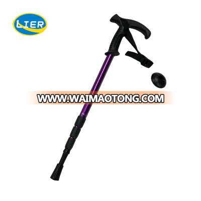 Ultralight cane aluminum metal or carbon fiber walking stick for Hiking