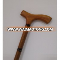 Durable wooden cane walking stick by handmade